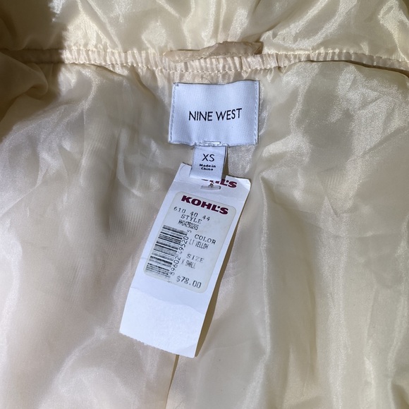 Brand New Nine West White Fur Jacket - Picture 3 of 4